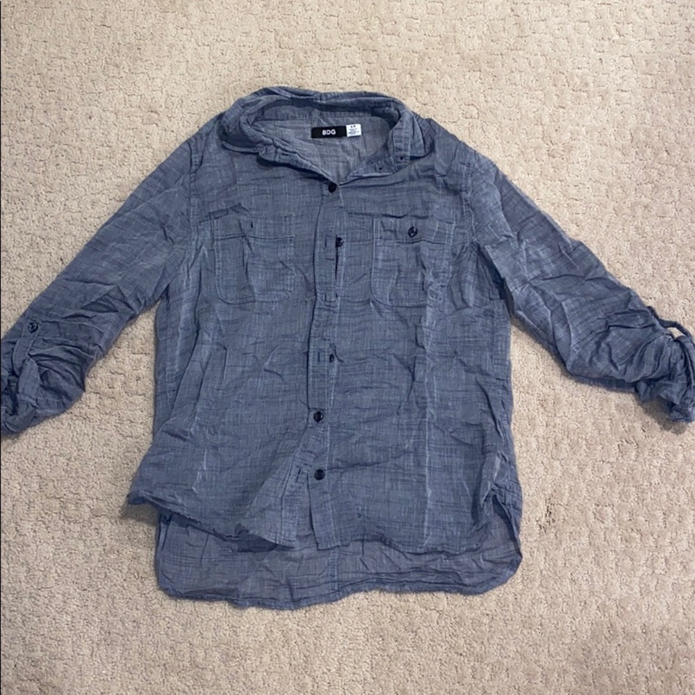 BDG Urban Outfitters chambray button down
